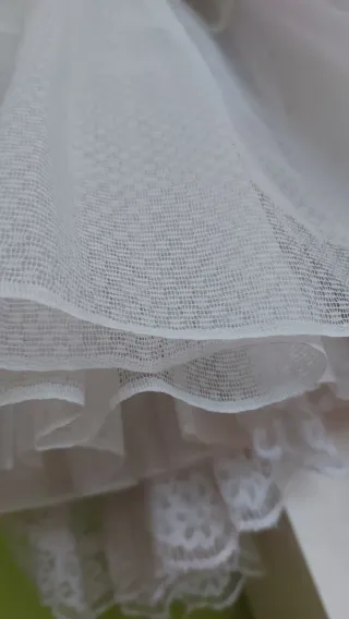 Falda Enagua Antigua Vintage Niña