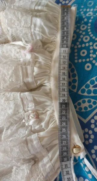 Falda Enagua Antigua Vintage Niña