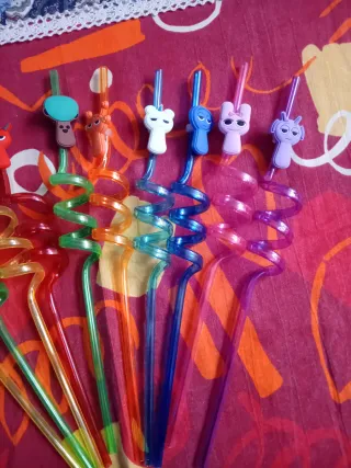 10 Cannucce Sprunki Colorate