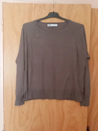 Jersey fino Zara gris