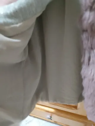 Pellicciotto sintetico grigio/rosa