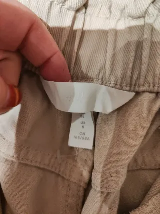 Pantalón H&M Beige Talla M