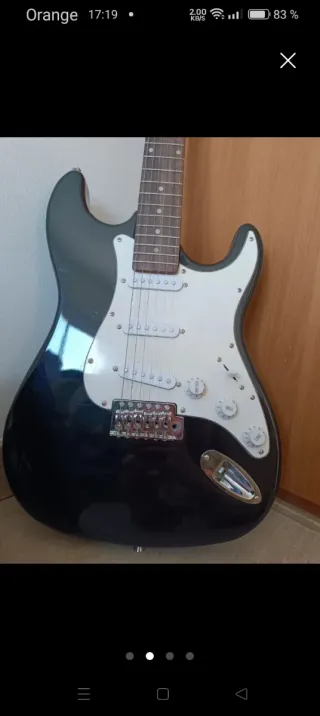 Guitarra eléctrica e-zipy + amplificador