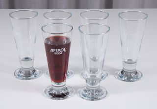 Set 6 Bicchieri Aperol Soda Anni '70
