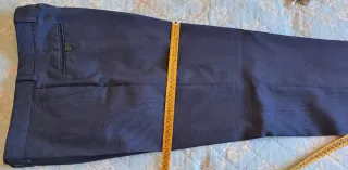 Pantalón de vestir azul El Corte Inglés