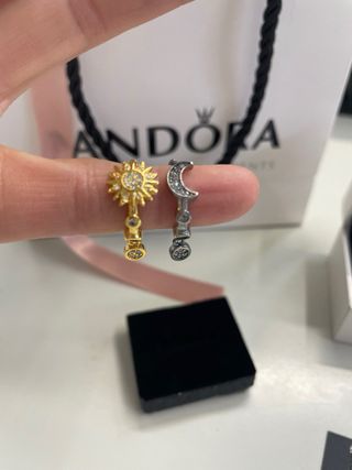 Pendientes Pandora Luna y Sol