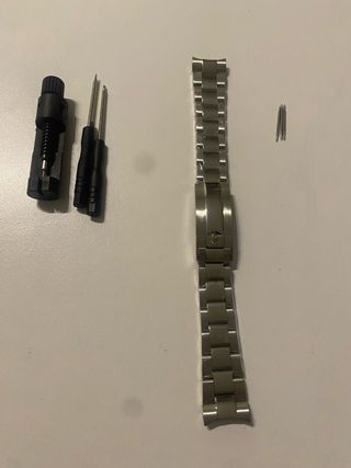 Cinturino acciaio20mm per Rolex Submariner Argento