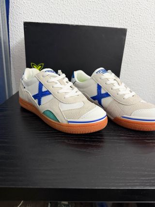Zapatillas Munich Beige/Azul/Verde