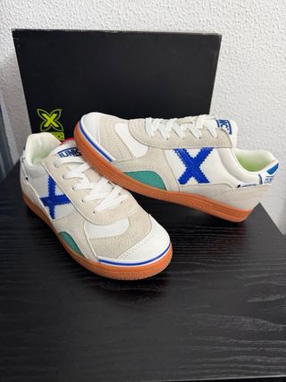 Zapatillas Munich Beige/Azul/Verde