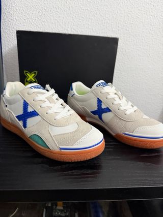 Zapatillas Munich Beige/Azul/Verde