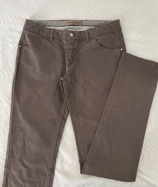 Pantalón vintage Massimo Dutti Marrón