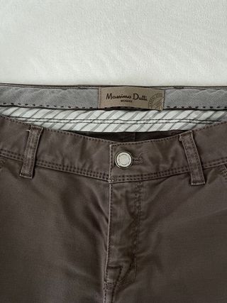 Pantalón vintage Massimo Dutti Marrón