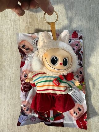 Labubu portachiavi peluche Natale