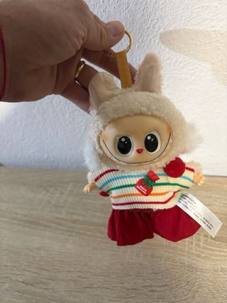 Labubu portachiavi peluche Natale