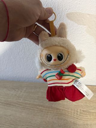 Labubu portachiavi peluche Natale