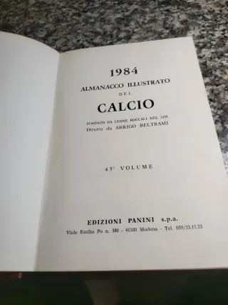 Almanacco del Calcio 1984 Panini