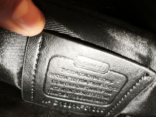 Bolso Coach Negro y Gris