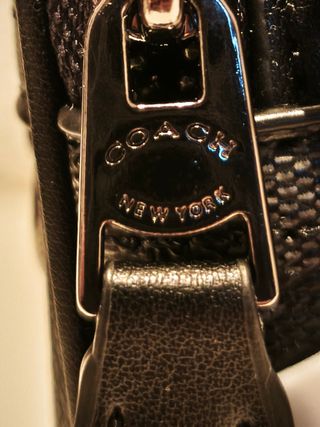 Bolso Coach Negro y Gris