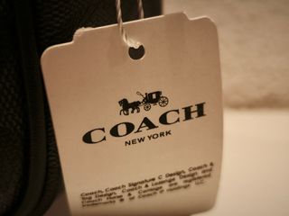 Bolso Coach Negro y Gris