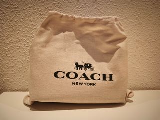 Bolso Coach Negro y Gris