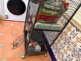 Jaula para animales negra