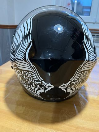 Casco Moto Abierto Talla XL Negro envío disponible