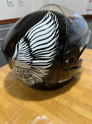 Casco Moto Abierto Talla XL Negro envío disponible