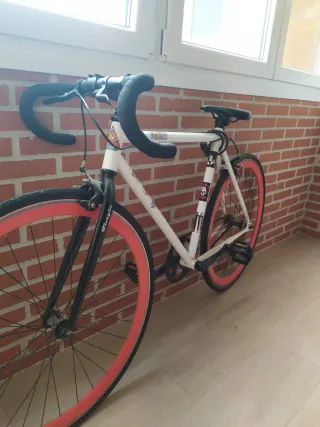 Bicicleta Fixie Urbana Blanca