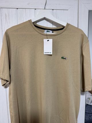 Camiseta Lacoste Beige