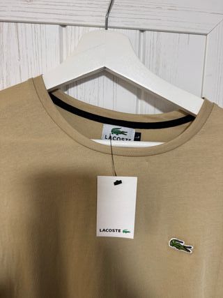 Camiseta Lacoste Beige