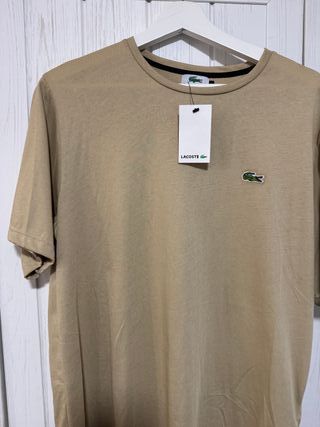 Camiseta Lacoste Beige