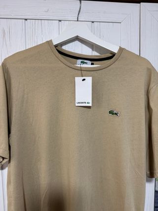 Camiseta Lacoste Beige