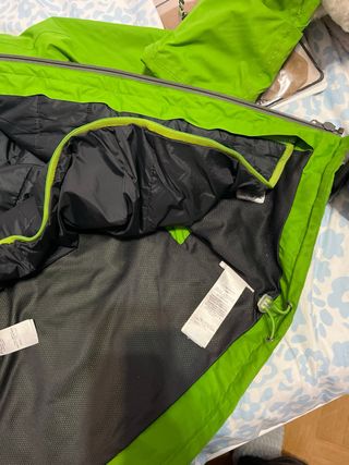 Chaqueta Quechua Doble Abrigo Talla 14