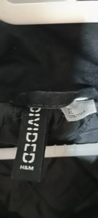 Chaqueta Negra Mujer H&M Talla XL