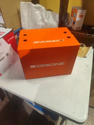 Casco Moto Integral ORIGINE Azul/Amarillo