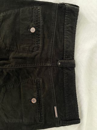 Pantalón vintage Massimo Dutti Marrón Pana