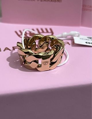 Anello Chiara Ferragni Oro Zirconi Misura 14