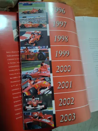 Libro Anni d'oro Michael Schumacher Ferrari