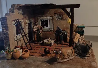 Escenografía Nacimiento sin figuras