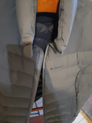 Chaqueta Plumas Quechua Talla XXL Gris