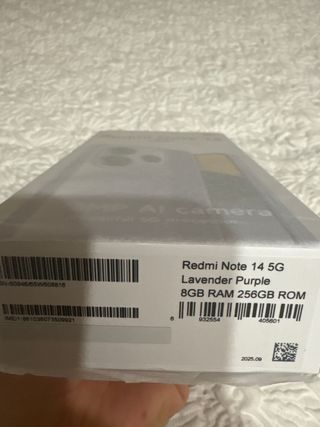 Xiaomi Redmi Note 14 5G Morado 256GB