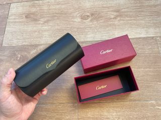 Gafas Cartier Estuche Negro y Caja Roja