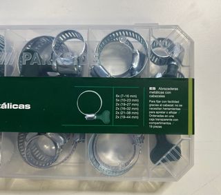 Abrazaderas metálicas Parkside con cabezales