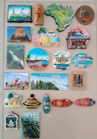 Imanes de nevera de paises A