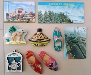 Imanes de nevera de paises A