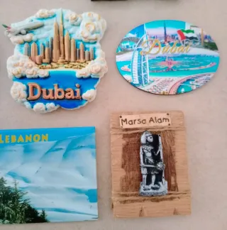 Imanes de nevera de paises A