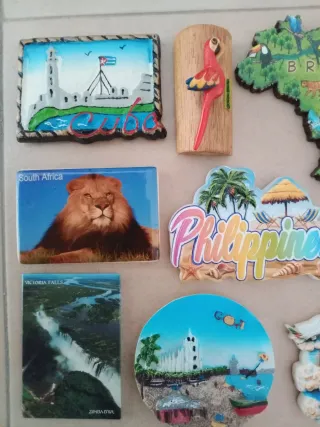 Imanes de nevera de paises A