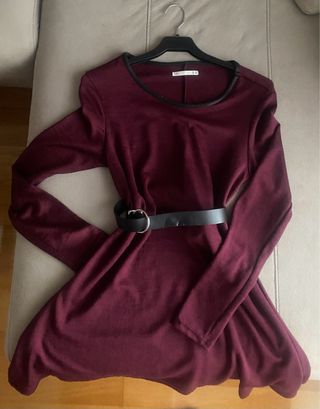 Vestido burdeos Lefties