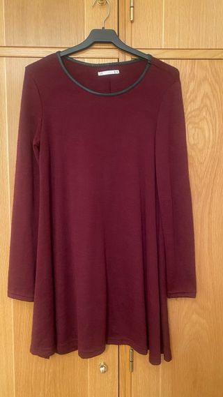 Vestido burdeos Lefties