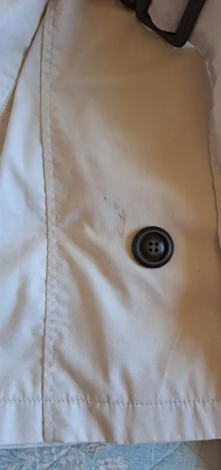 Gabardina Stradivarius Beige Talla M